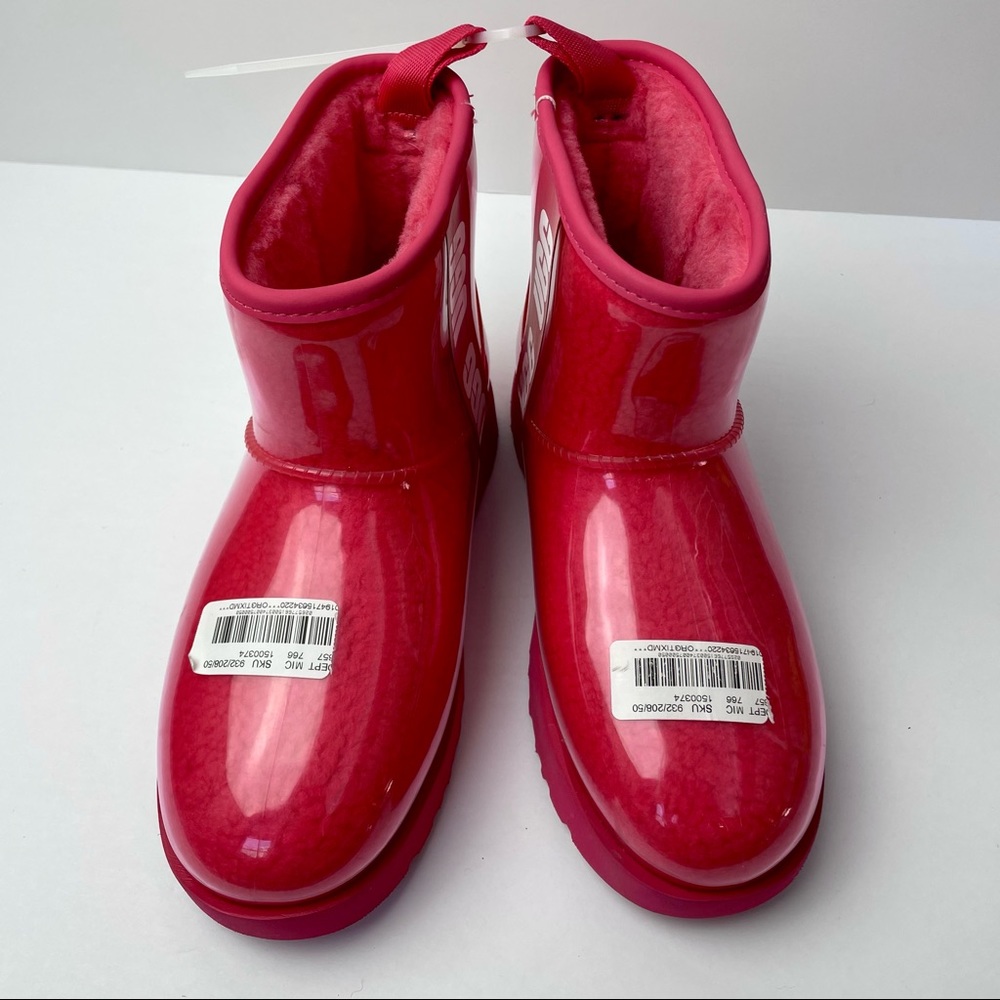 NWT UGG Clear Mini Boot — Pink - Picture 3 of 8